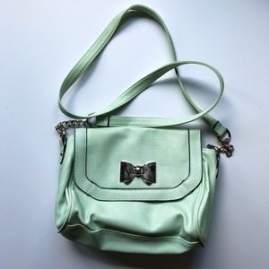 Candie’s Light Mint Green Crossbody Bag